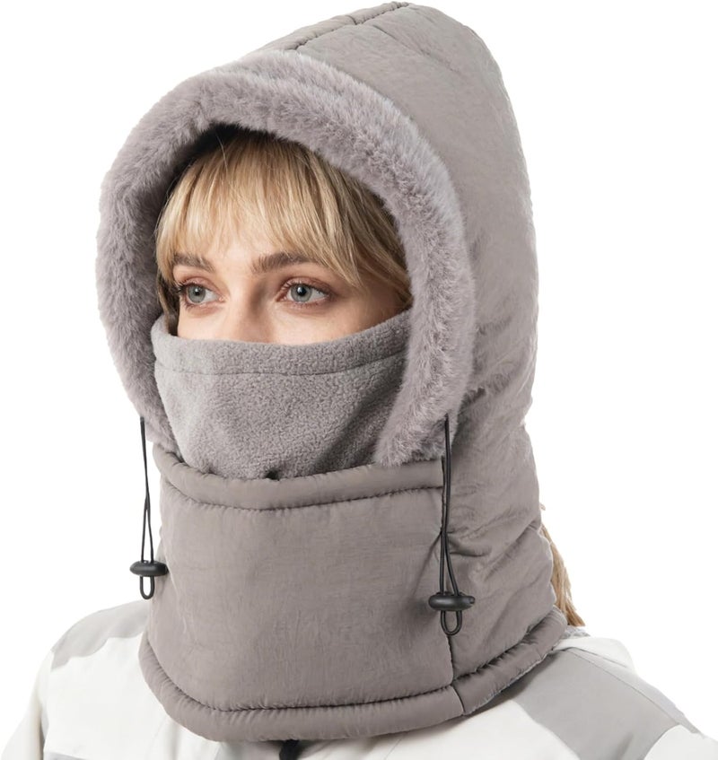 JOYPICKS Balaclava Fleece Ski Mask for Men Women with Face Cover, Water Repellent Windproof for Extreme Cold Weather Skiing Motorcycle - Image 1
